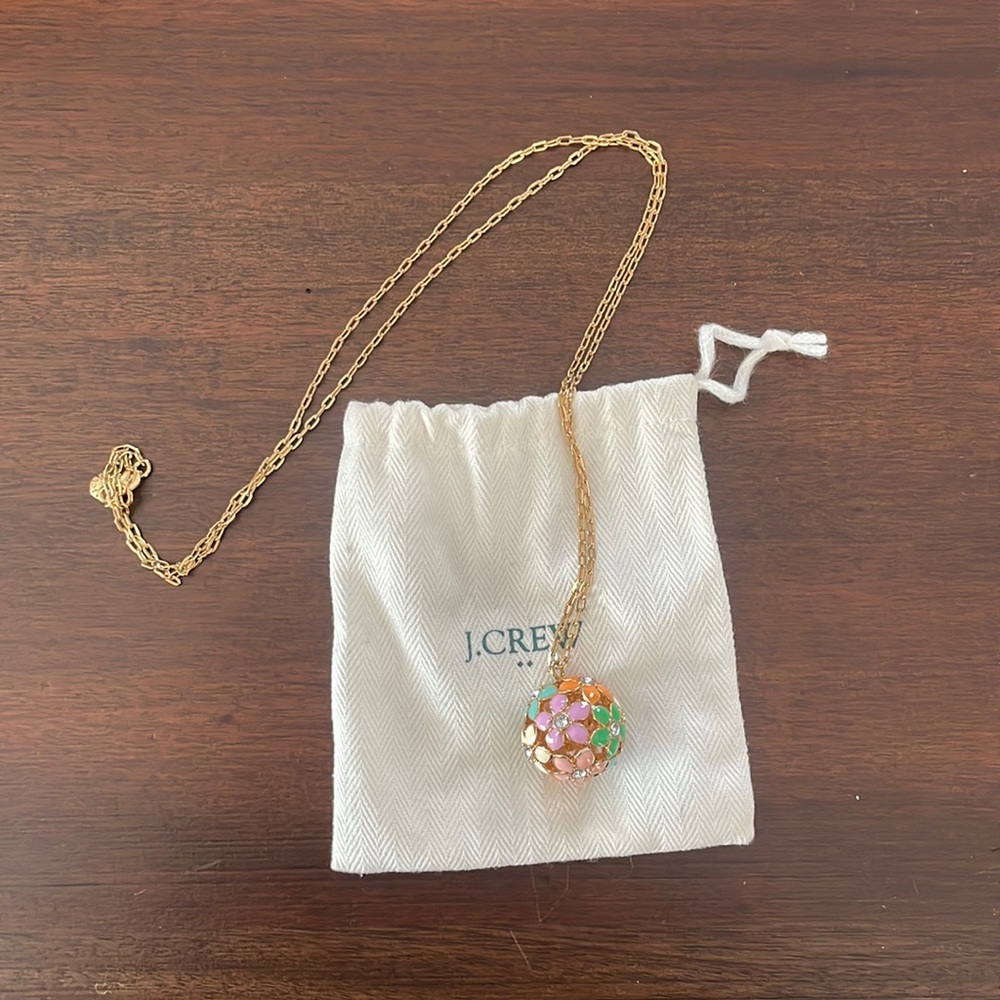 Pastel floral necklace